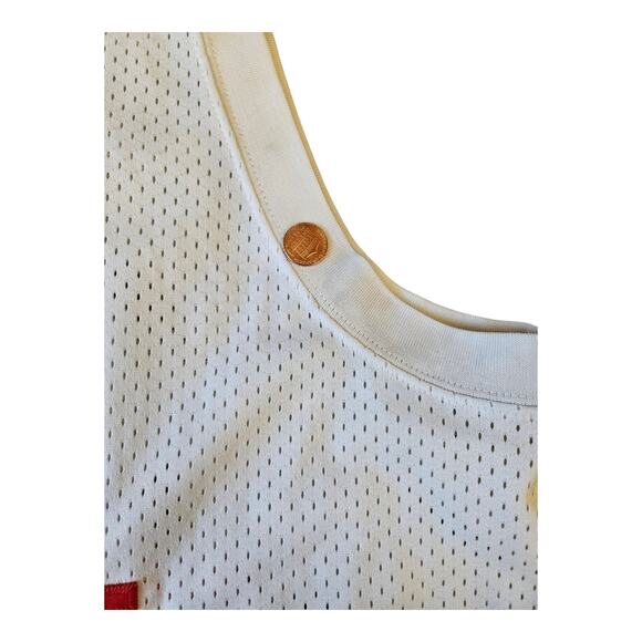 Vintage Allen Iverson Phila 76ers Sixers White Nike Team Jersey Mesh / XL +2 - Picture 6 of 6